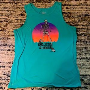 Nike, training tee, tank